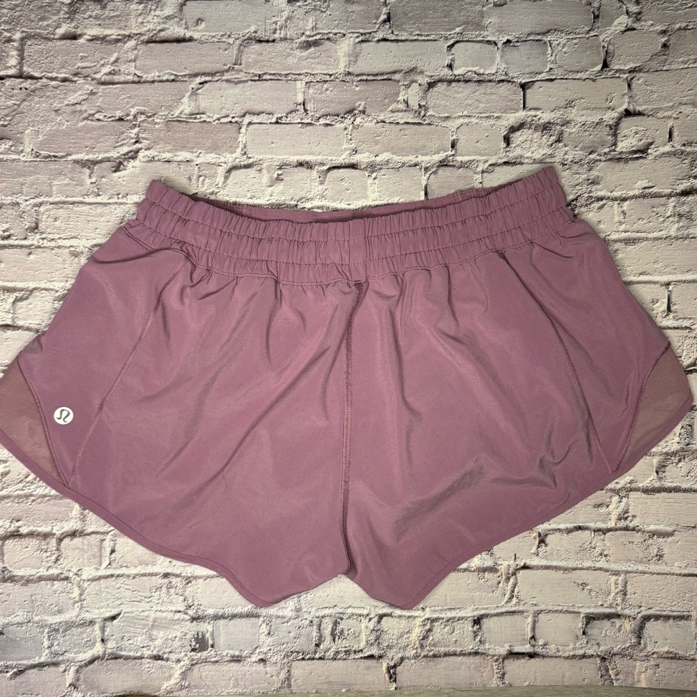 Purple Lululemon Hotty Hot 2" Shorts